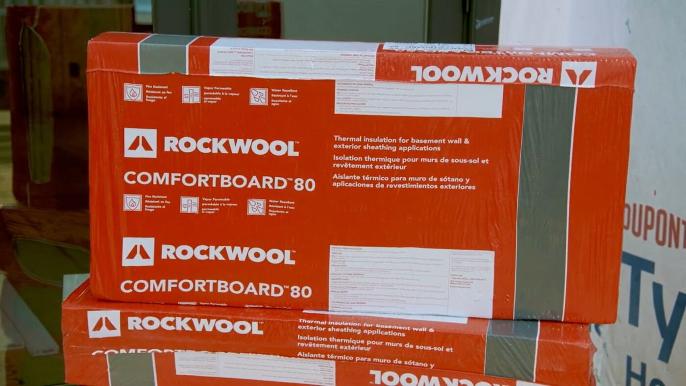 ROCKWOOL Comfortboard 80 Rigid Stone Wool Board Available at Kuiken
