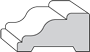 PVC5287 Rake Moulding