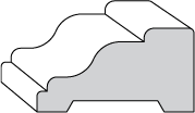 PVC5287 Rake Moulding