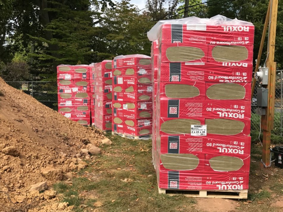 ROCKWOOL COMFORTBOARD 80 Rigid Mineral Wool Insulation Sheathing Board