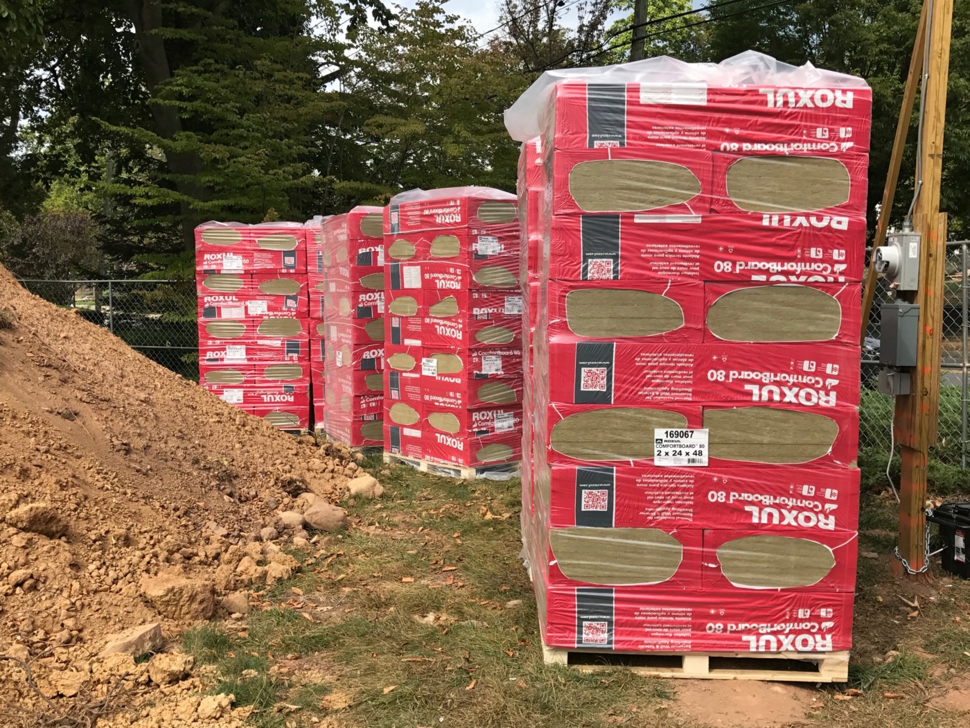 ROCKWOOL COMFORTBOARD 80 Rigid Mineral Wool Insulation Sheathing Board