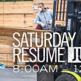 Saturday Hours to Resume June 13, 2020, 8am - 12pm