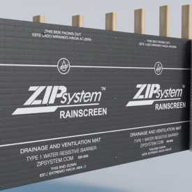 ZIP System Rainscreen Now Available at Kuiken Brothers: Drainage and Ventilation for High Performance Wall Systems