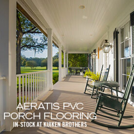 Aeratis Heritage PVC T&G Vintage Slate Porch Flooring In-Stock at Kuiken Brothers Locations Throughout NJ & NY