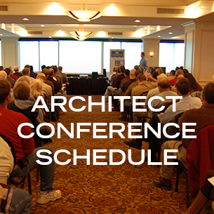 ARCHITECT CONFERENCE SCHEDULE