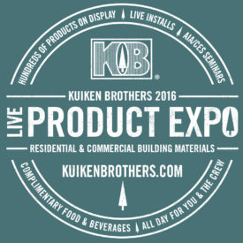 Kuiken Brothers to Host LIVE Product Expo Thursday November 3, 2016 - Mahwah, NJ