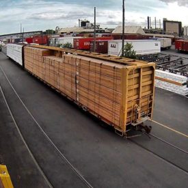 The rail siding in Newark, NJ received another two shipments of Doug Fir studs and long length dimensional lumber. This is our fifth location which features an active rail siding. We can receive upwards of 20 rail cars of material at once at this yard which allows us to offer our customers a superior quality product at a competitive price. Buying power passed on directly to you!