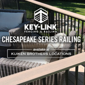 Key-Link Chesapeake Series Railing Available at Kuiken Brothers Locations Throughout NJ & NY