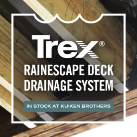 Trex RainEscape Deck Drainage System - In Stock at Kuiken Brothers Locations in NJ & NY