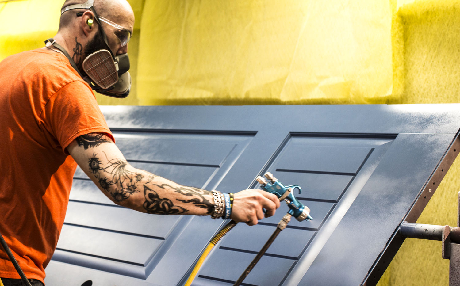 Reeb Finish Paint. PreFinished Exterior Doors Available at Kuiken