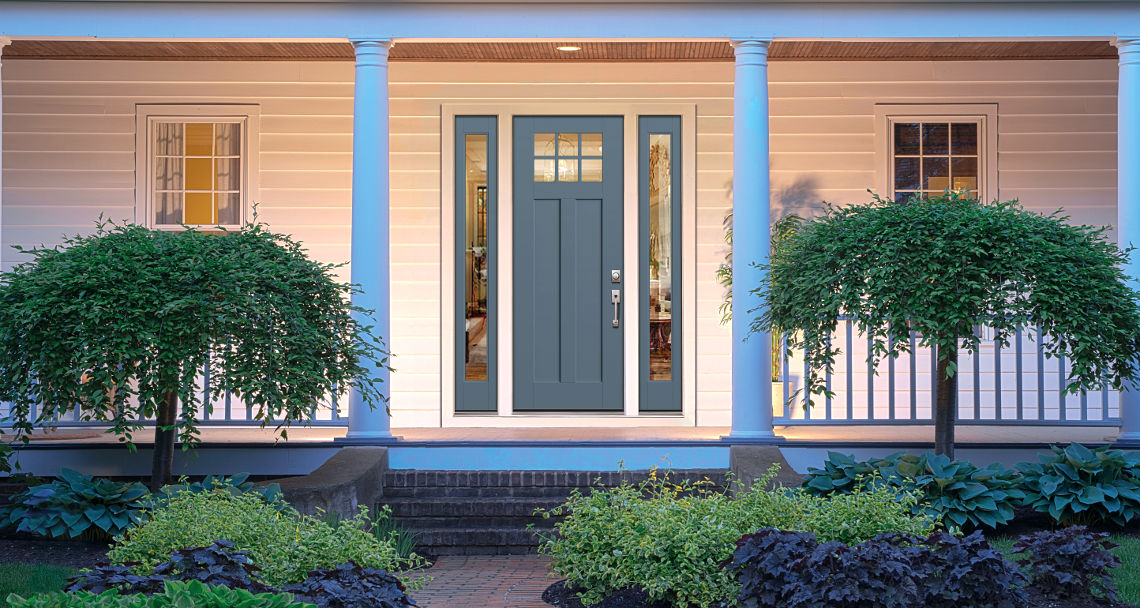 Reeb Finish Paint. PreFinished Exterior Doors Available at Kuiken