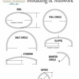 Custom Curved Moulding & Millwork in PVC and Hardwoods Available at Kuiken Brothers in NJ & NY
