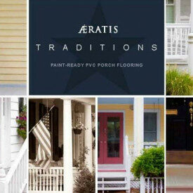 Paint Ready, PVC Porch Flooring from Aeratis