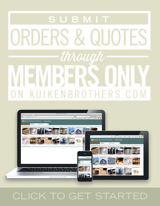 Submit Orders and Quotes through Members Only