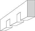 KB327 Dentil Moulding