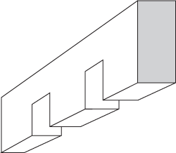 KB327 Dentil Moulding