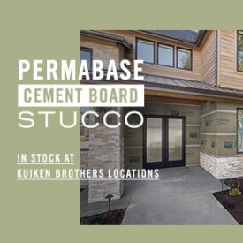 How PermaBASE Cement Board Stucco Can Cut Installation Time in Half - Available at Kuiken Brothers Locations Throughout NJ & NY