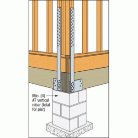 Simpson Strong-Ties Column Caps for CMU and Concrete Piers Available from Kuiken Brothers Locations in NJ & NY