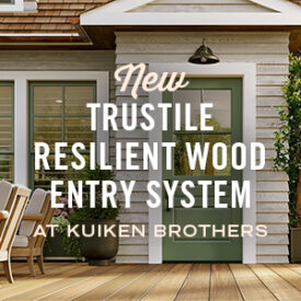 Resilient Wood Entry System from TruStile Available at Kuiken Brothers Locations in NJ & NY